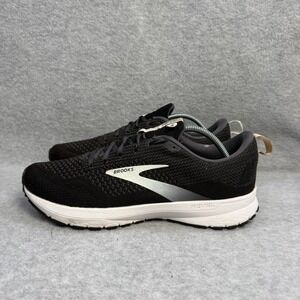 Brooks Womens Shoes Size 9.5 Revel 4 Black Athletic Running Sneakers 1203371B063